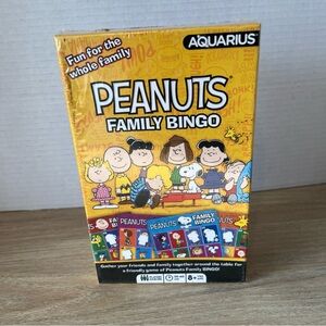 Aquarius Peanuts Family Bingo Game - Bright Yellow